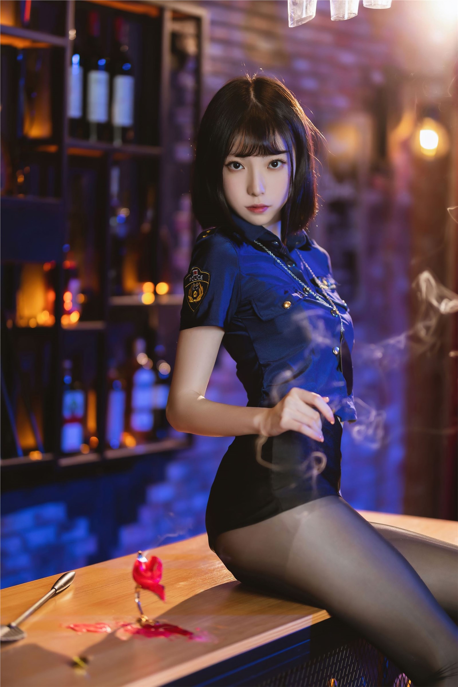 Xu Lan - Black Silk Uniform(51)